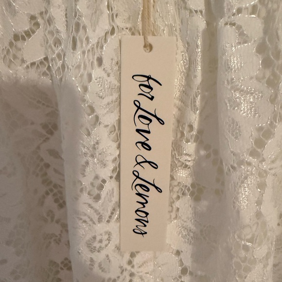 For Love and Lemons Frances Puff Sleeve Mini - Picture 5 of 6